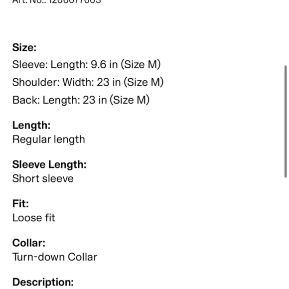 EUC H&M blue and white striped linen button down, Medium. Boxy and oversized - Picture 3 of 12